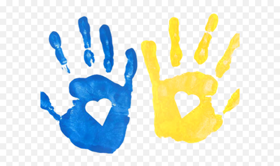 Clipart Transparent Background - Kids Paint Hand Print Png,Handprint Png