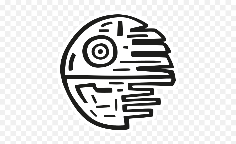 Star Free Icon Of Space Hand Drawn - Death Star Icon Png,Death Star Transparent