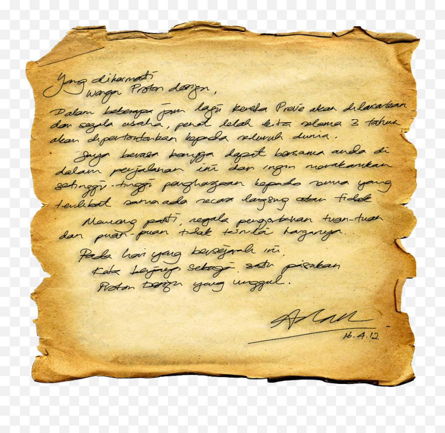 Old Paper Full Size Png Download Seekpng - Handwriting,Old Paper Png