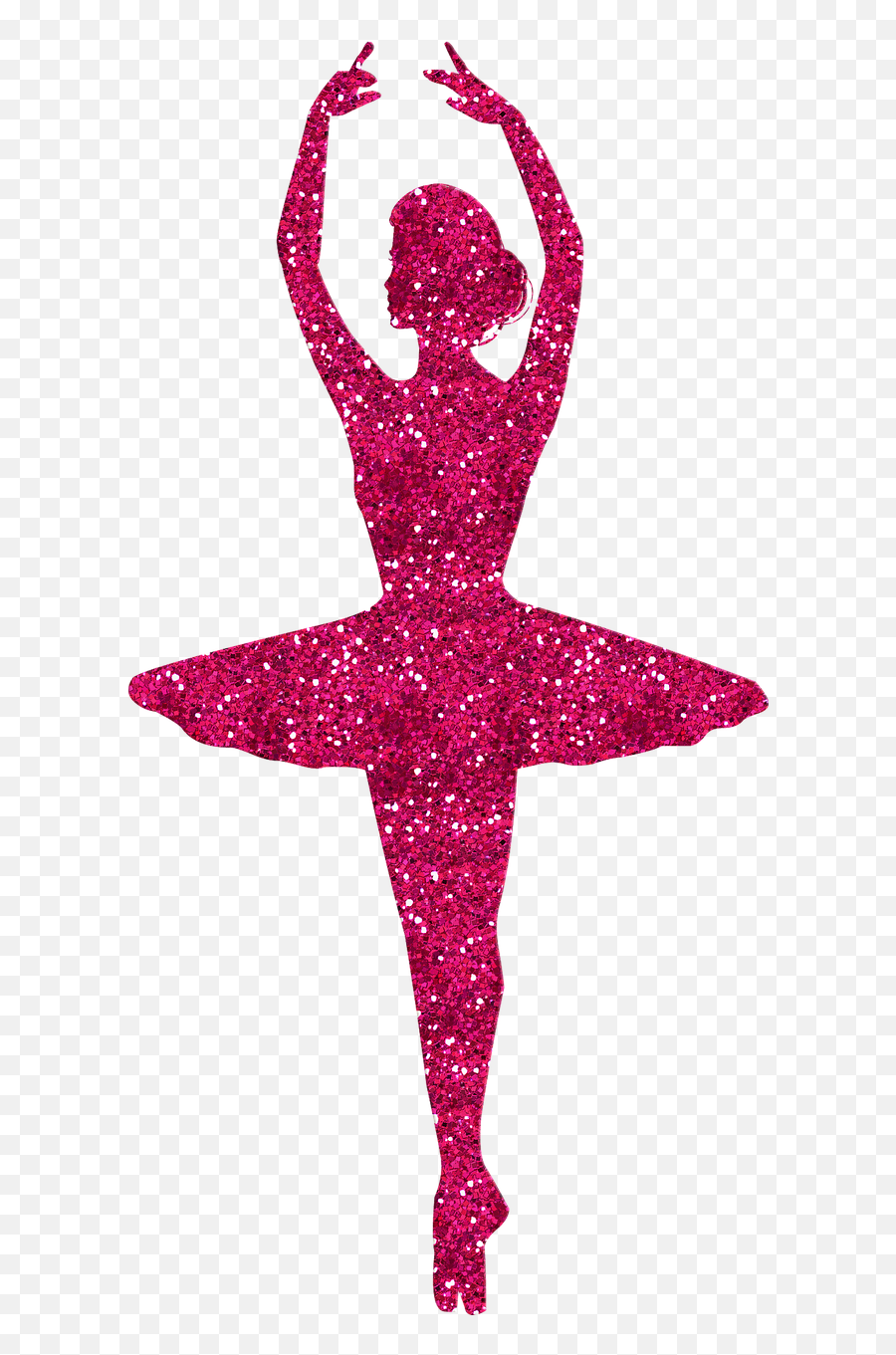 Ballerina Glitter Pink - Free Image On Pixabay Dancer Silhouette In Glitter Png,Ballerina Png