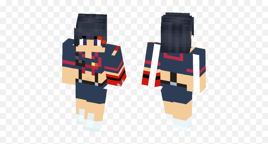 Download Kill La Ryuko Matoi Minecraft Skin For Free - Minecraft Skins Boy Emo Png,Ryuko Matoi Png