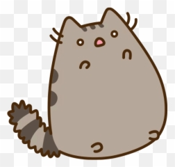 Medium Carnivoran Pusheen Cat Sized - Png
