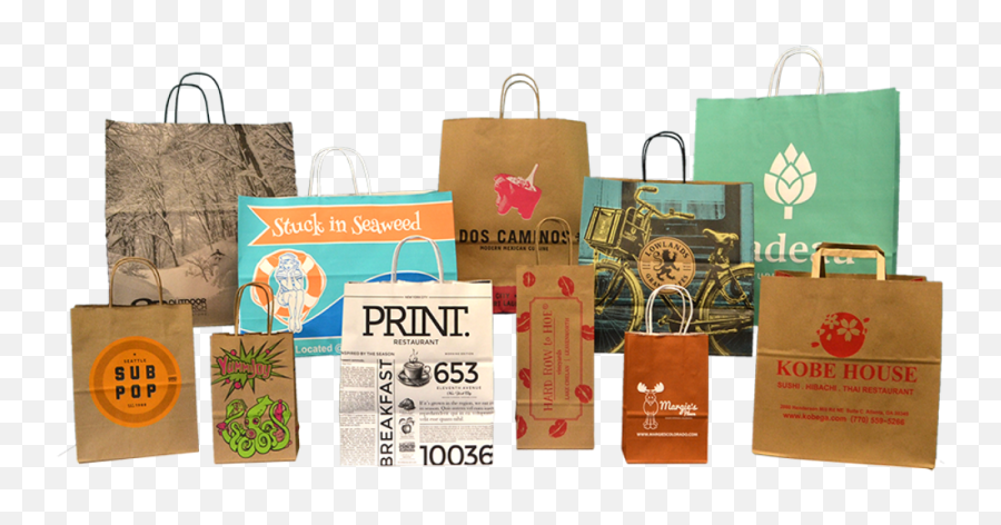 Tulsack Paper Shopping Bags Proampac - Paper Bag Png,Grocery Bag Png