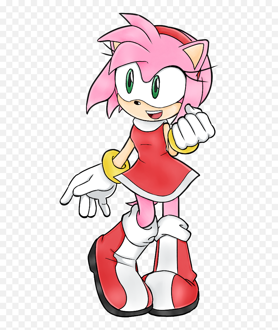 Hey Itu0027s Amy Rose By Rapt - Cat Sonic And Friends Amy Cartoon Png,Amy Rose Png