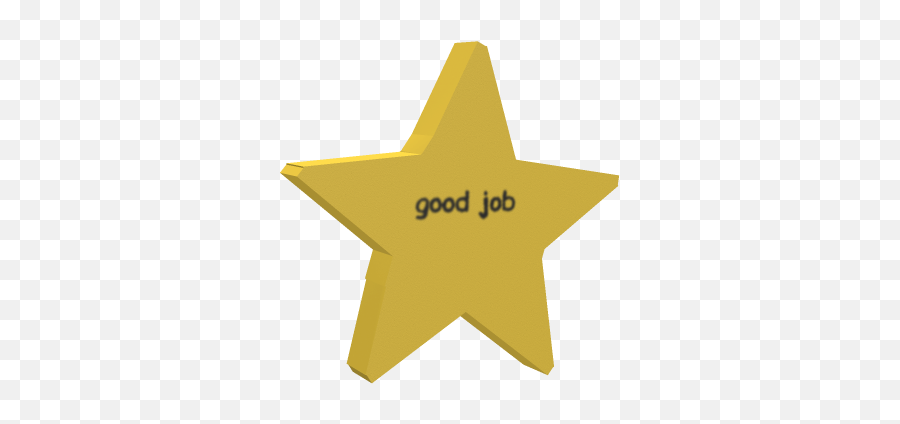 Good Jobu0027 Star - Roblox Starfruit Seeds Roblox Skyblock Png,Good Job Png