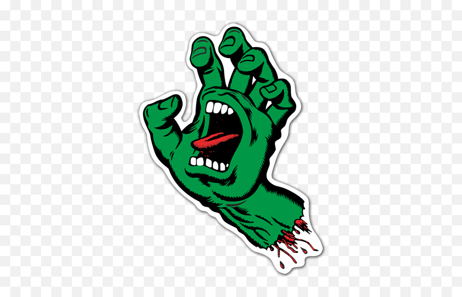 Zombie - Screaming Hand Santa Cruz Logo Png,Zombie Hand Png