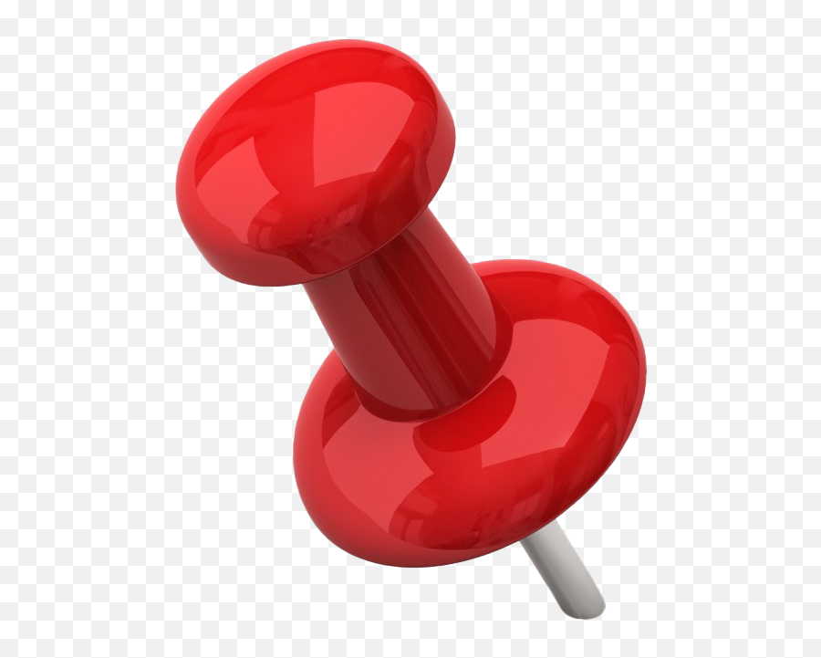 Red Pin Transparent - Transparent Background Push Pin Png,Pin Transparent