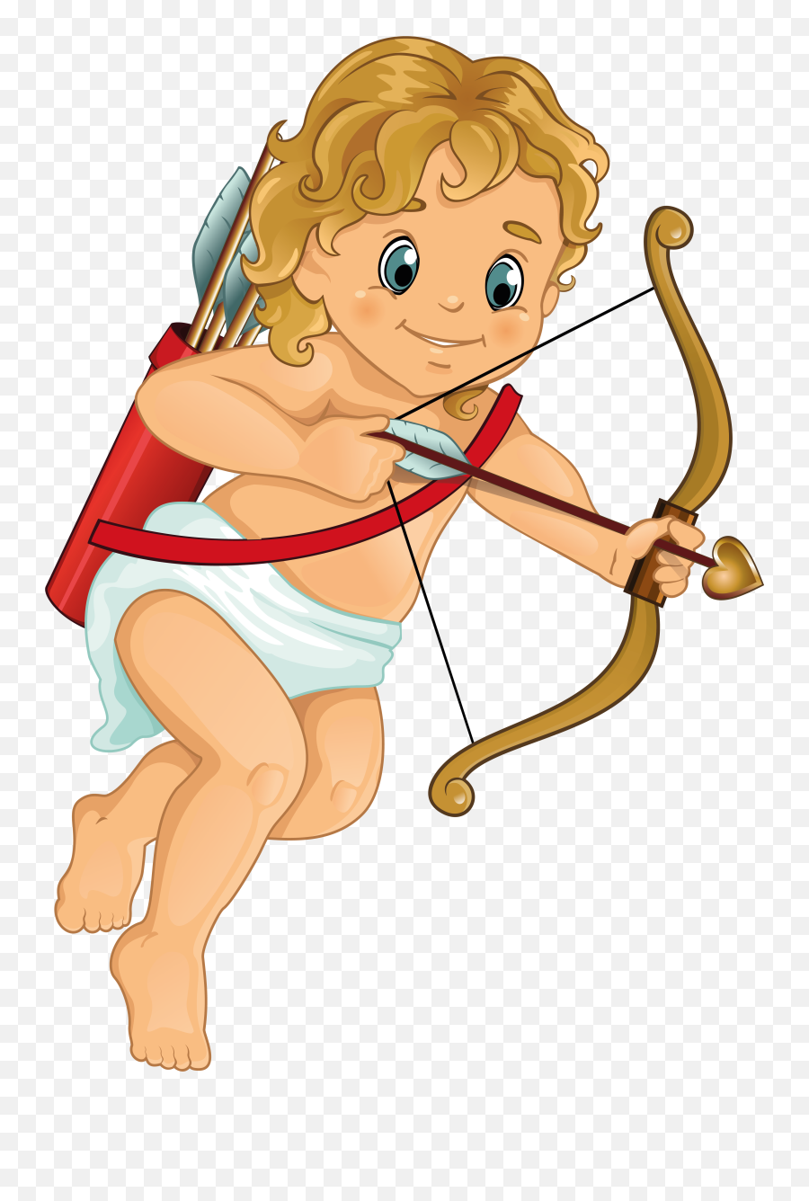 Cherub Angel Cupid Illustration - Angel Cupid Png Angel On Cloud Clipart Png,Cupid Png