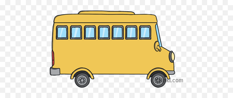 School Bus Illustration - Twinkl Commercial Vehicle Png,School Bus Png