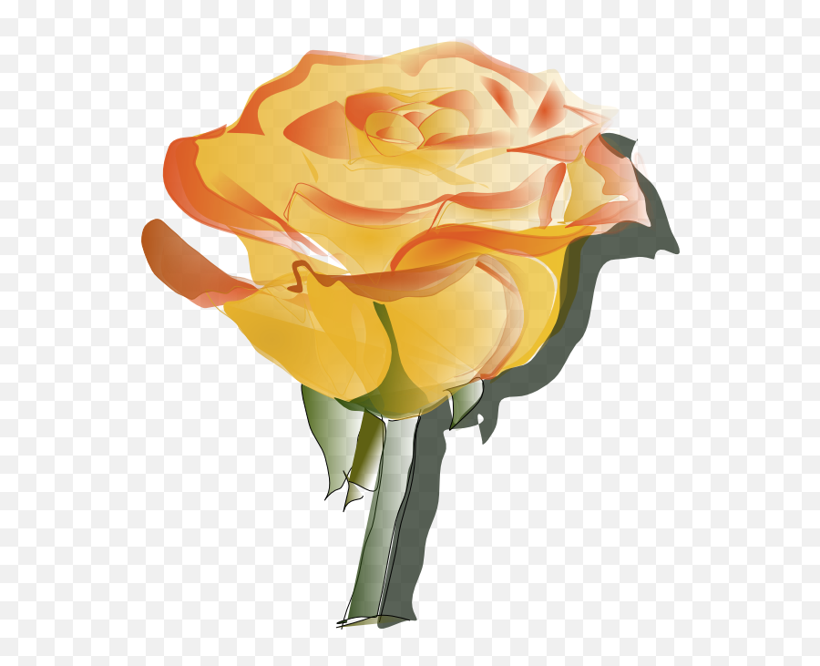 Free Rose Clipart Animations And Vectors - Yellow Rose Tattoo Designs Png,Single Rose Png