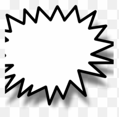 Blast Clipart Image Of 4918 Water Balloon - Star Burst Art png