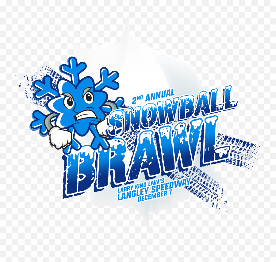 2nd Annual Snowball Brawl U2013 Larry King Lawu0027s Langley Speedway - Language Png,Blue Snowball Png