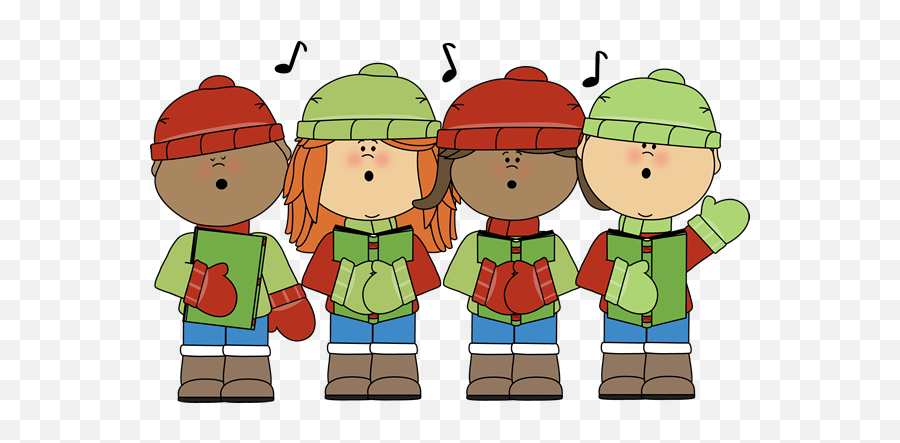 Fa - Lalalala Kids Christmas Carolers Clipart Png,Choir Png