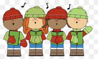 Fa - Lalalala Kids Christmas Carolers Clipart Png,Choir Png