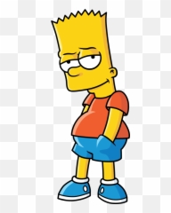 Bart Simpson - Bart Simpson En Pixel Transparent PNG - 350x430