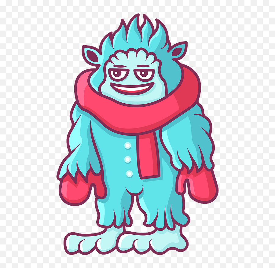 Yeti Clipart - Coloring Book Png,Yeti Png