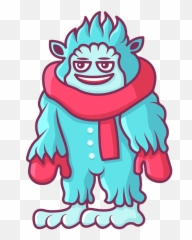 Yeti Clipart - Coloring Book Png,Yeti Png