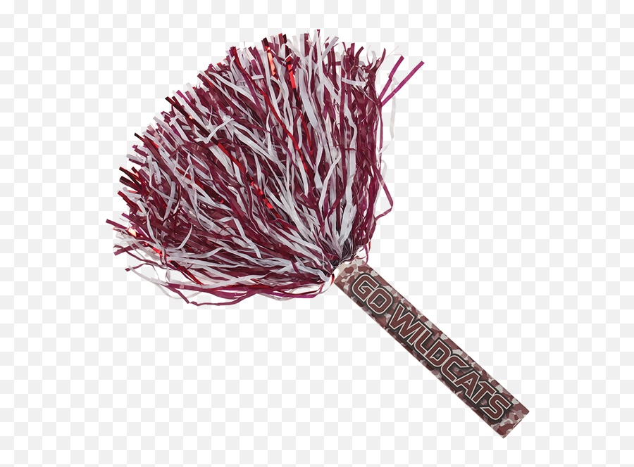 Download Hd Spirit Maroon And White Pom Poms Transparent Png