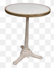 French Cafe Table White C1910 Png - Solid,Cafe Table Png