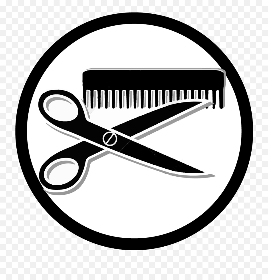 Clipart Scissors Hair Styling - Hairdresser Png,Scissors Logo