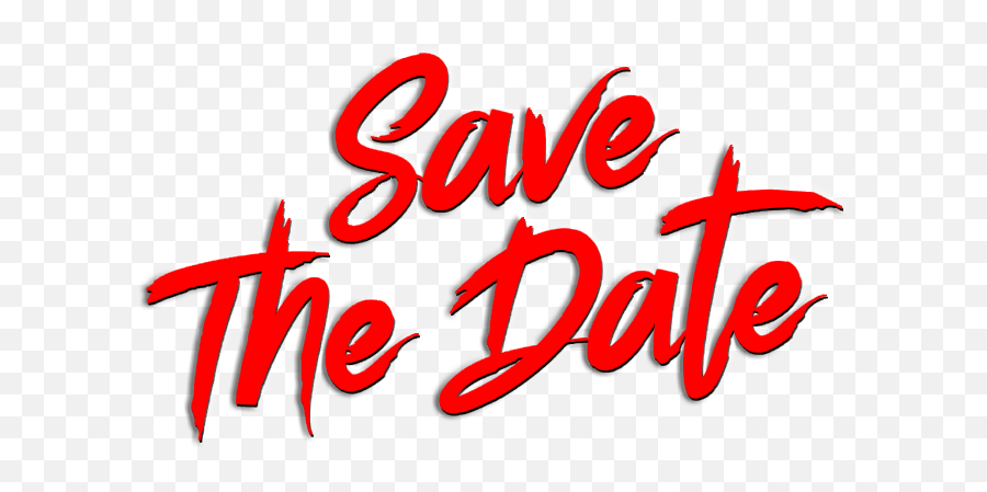 Save The Date - Red Save The Date Png,Save The Date Png