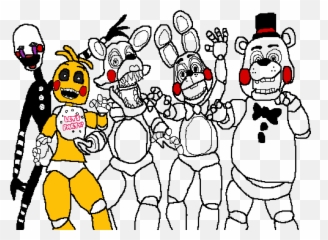 Editing Fnaf 2 Gang - Free online pixel art drawing tool Fictional Character png