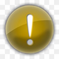 Free Alert Cliparts Download Png Images - Warning Yellow Circle Png