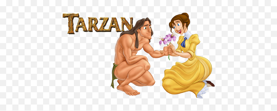 Tarzan Movie Fanart Fanarttv - Tarzan And Jane Cartoon Png,Tarzan Png