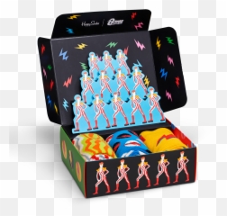 Bowie Gift Box 3 - Pack Happy Socks png