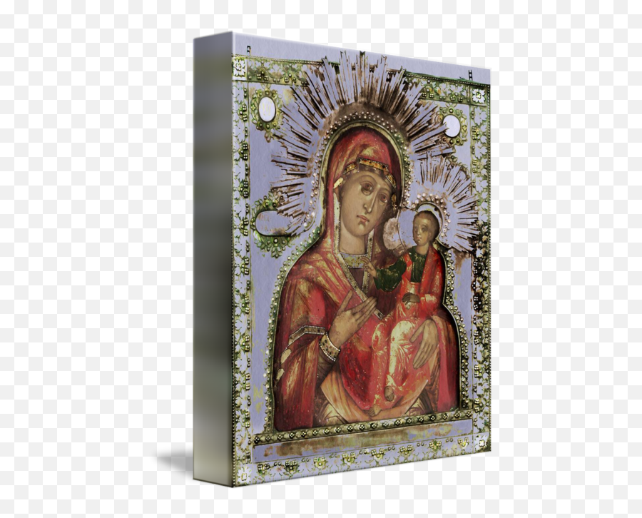 Madonna And Christ Child By Diane Addis - Religious Item Png,Official Madonna Fan Club Icon