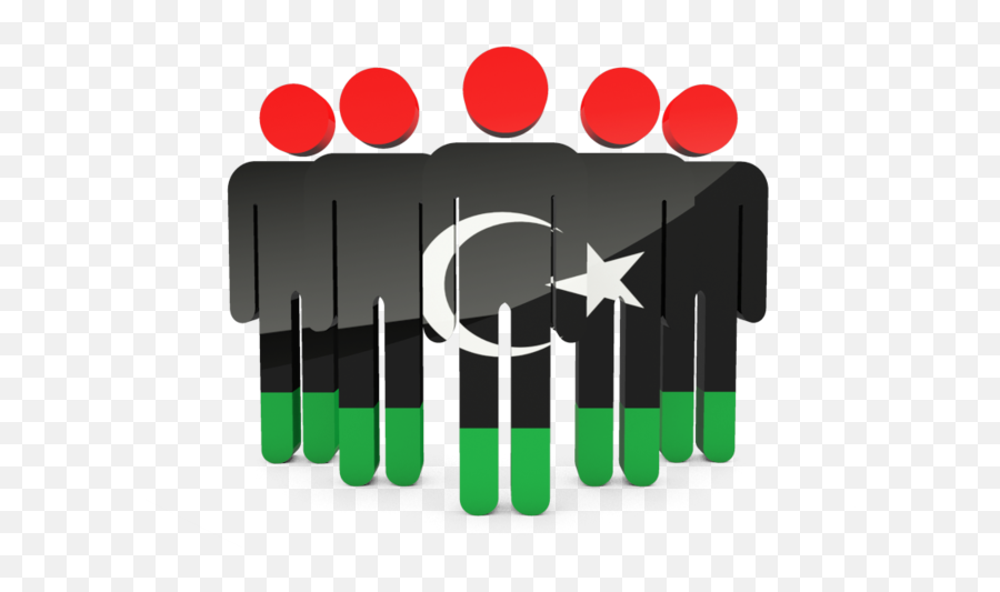 People Icon Illustration Of Flag Libya - Administracion En Mexico Png,Gray Person Icon