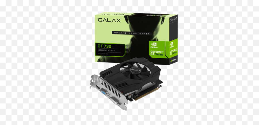 Galax Geforce Gt 730 4gb Ddr3 - Graphics Card Nvidia Gt 730 4gb Png,Nvidia Png