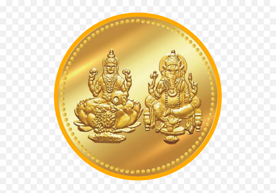The Most Edited Puja Picsart - Laxmi Ji Gold Coin Png,1080p Icon Money Glod