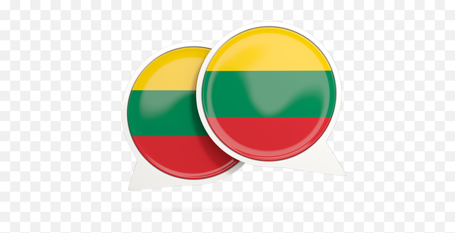 Round Chat Icon Illustration Of Flag Lithuania - Vertical Png,Red Chat Icon