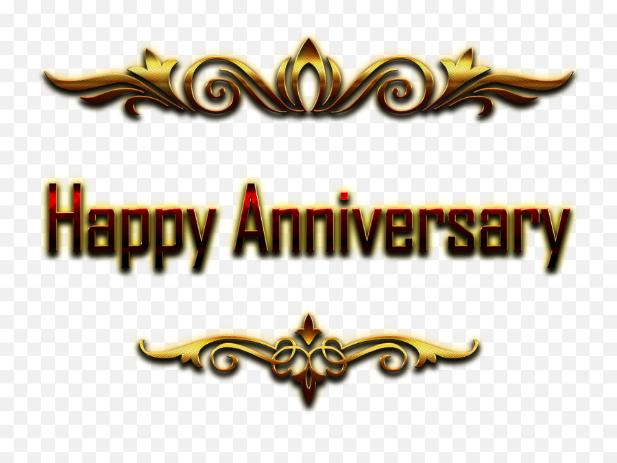 Happy Anniversary Decorative Name Png