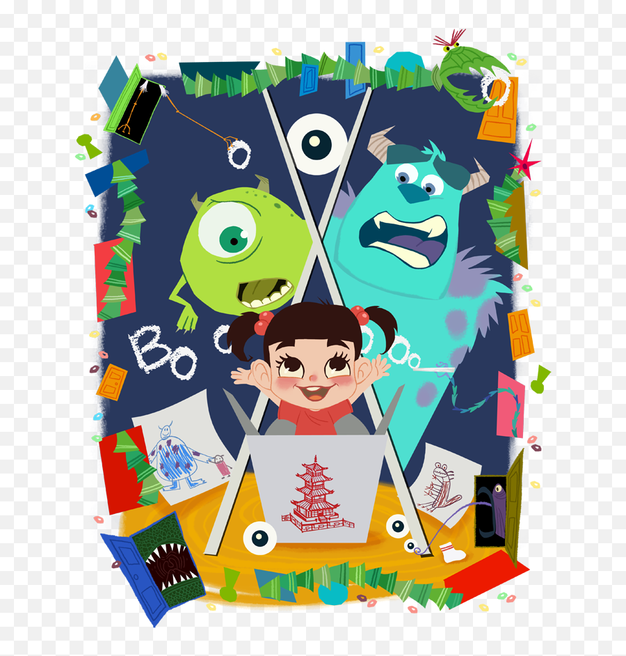 Boo Monsters Inc Png - Chinese Food Box,Monsters Inc Png