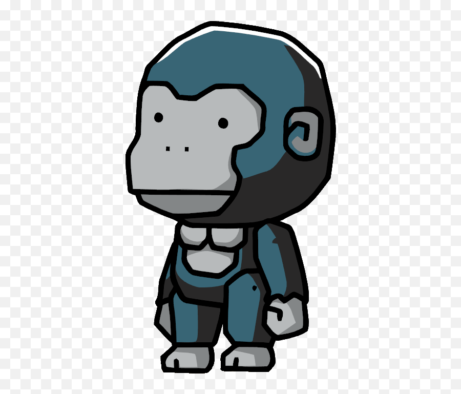 Scribblenauts Gorilla Transparent Png - Stickpng Cartoon,Gorilla Cartoon Png