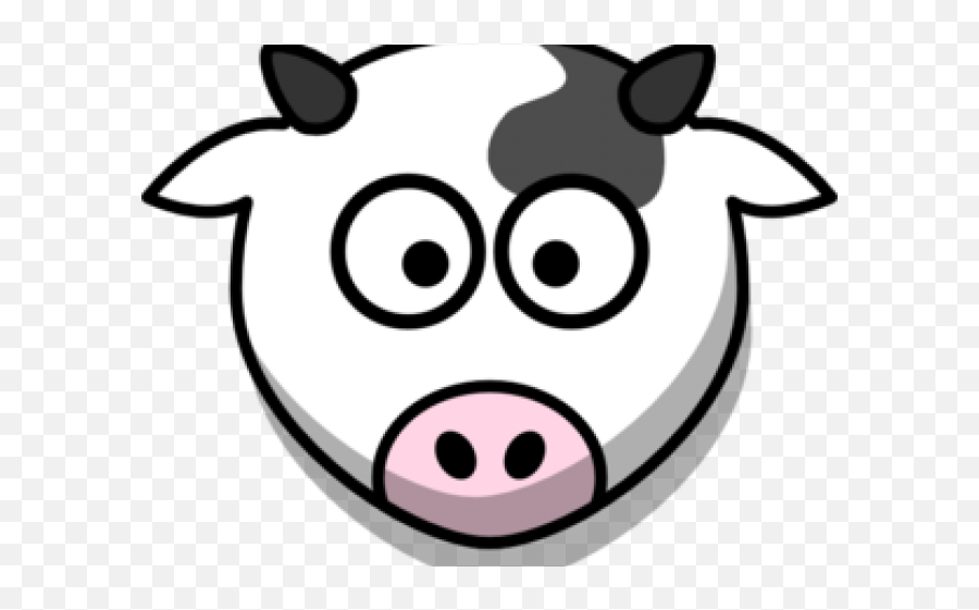 Cartoon Cow Face - Cow Clipart Png,Cow Face Png