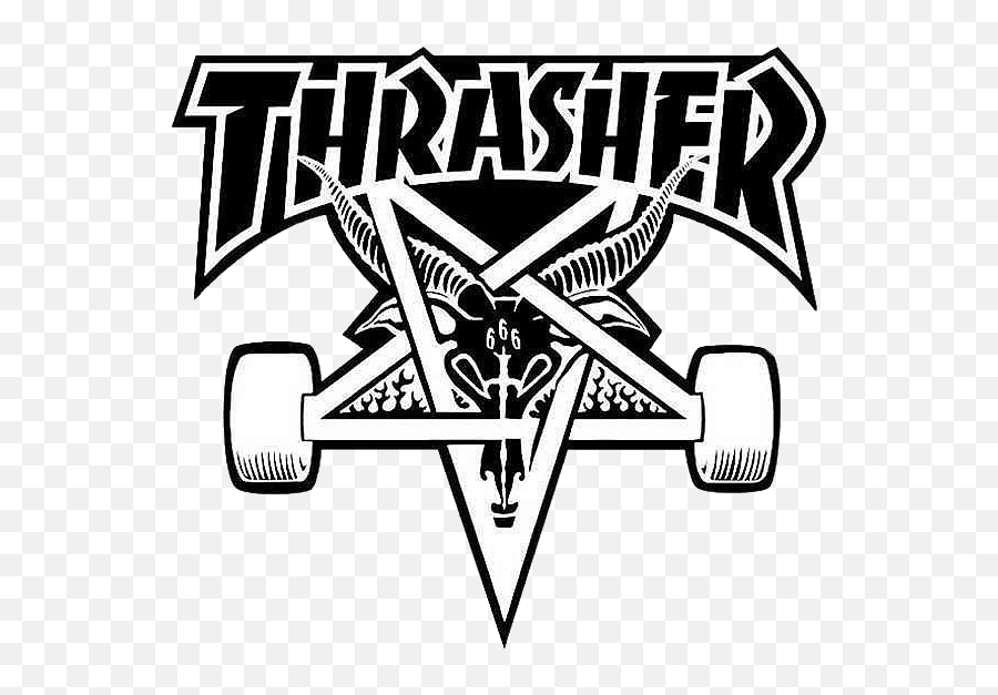 Image Freeuse Download Skater Drawing - Thrasher Logo Png,Thrasher Logo Png