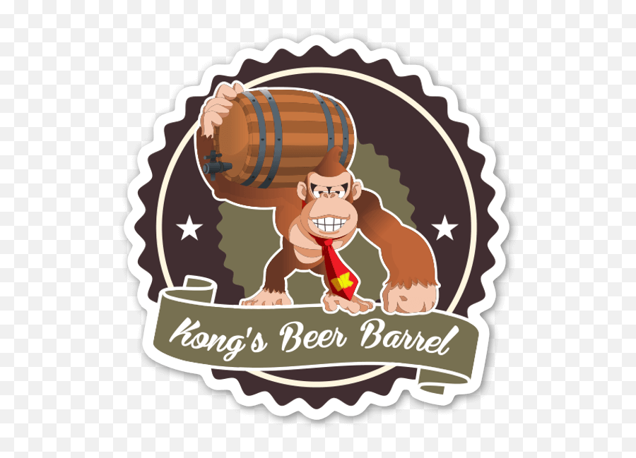 Donkey Kong Beer - Stickerapp Certified Public Accountant Logo Png,Diddy Kong Png