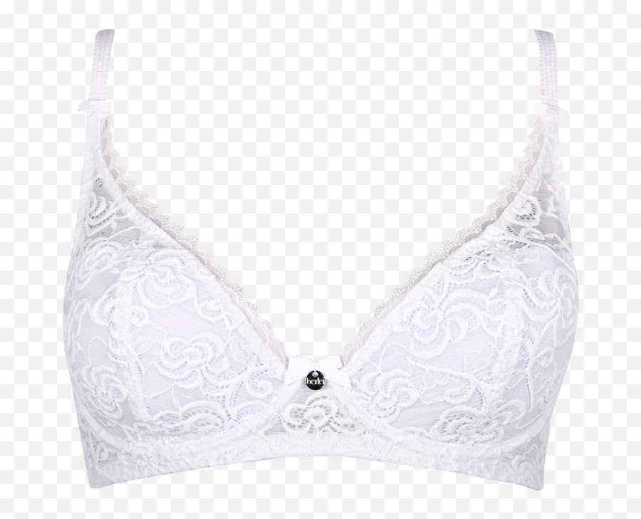Lace Padded Bra - White Lace Bra Png,Bra Png - free transparent