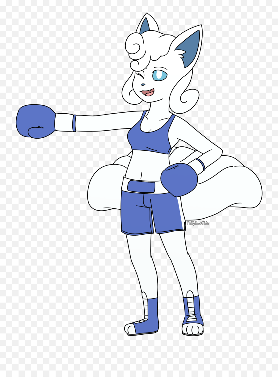 Boxing Art - Cartoon Png,Vulpix Png