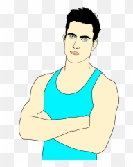 Big Image - Vector Man Tank Top Png,Meme Man Png