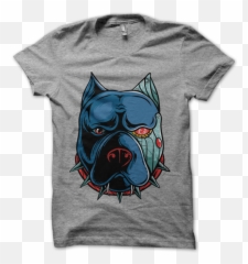 Pitbull Cyborg Buy T Shirt Design - Dead Snow T Shirt Png,Pitbull Png