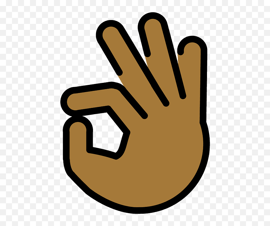 Ok Hand Emoji Clipart - Human Skin Color Png,Ok Hand Emoji Png