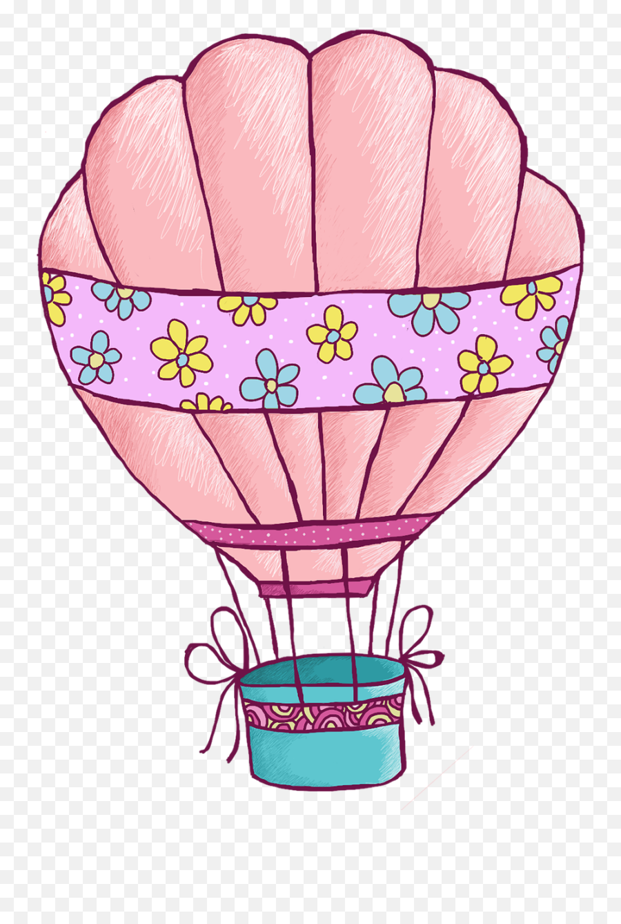 Hot Air Balloon Clip Art Design - Free Image On Pixabay Clip Art Hot Air Balloon Png,Balloon Clipart Png