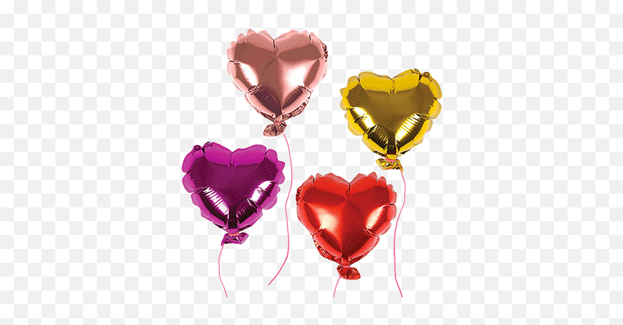 Mini Love Heart Foil Balloon Set - By Meri Meri Mini Love Heart Balloon Png,Heart Balloon Png