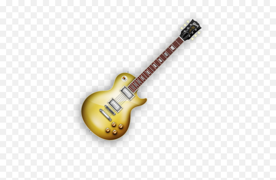 Goldtop Les Paul Guitar Icon Png Clipart Image Iconbugcom - Ltd Ec 1000 White,Guitar Clipart Png