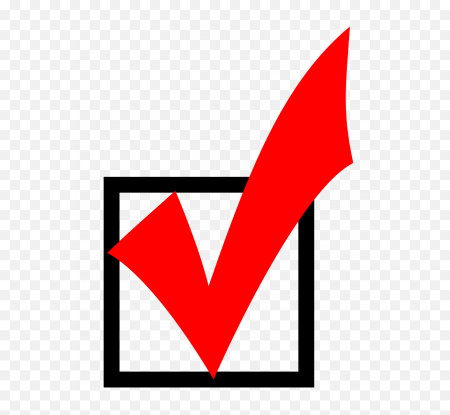 Red Check Mark Transparent - Red Check Mark Png,Check Mark Transparent