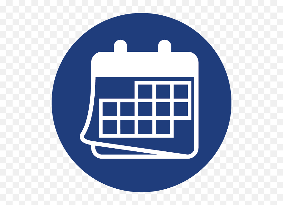 Calendar - Blue Transparent Background Calendar Icon Png,Calendar Icon Transparent